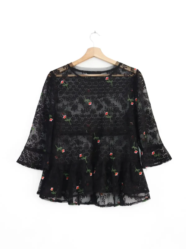 Blusa de encaje Yilinge