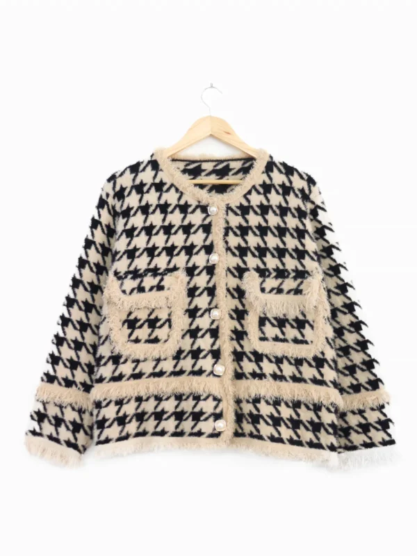 Cardigan de angora