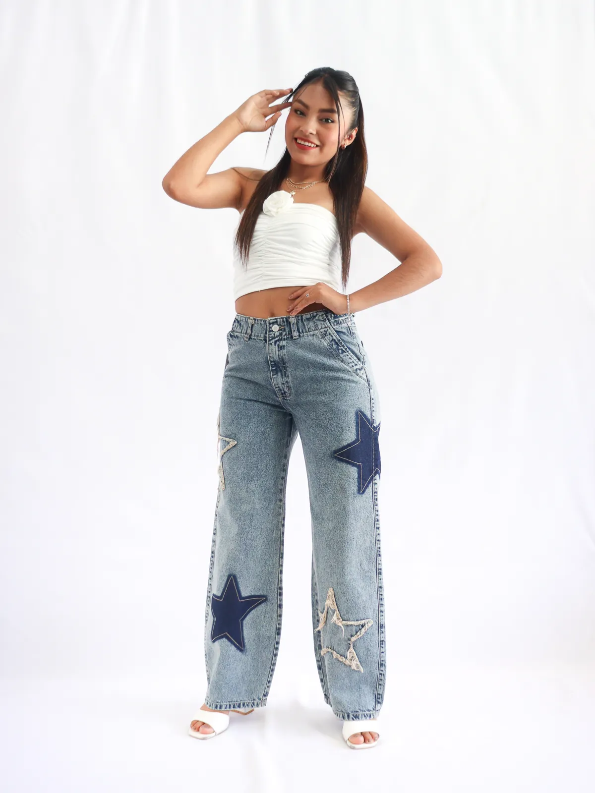 Jeans patchwork Estrella - Imagen 7