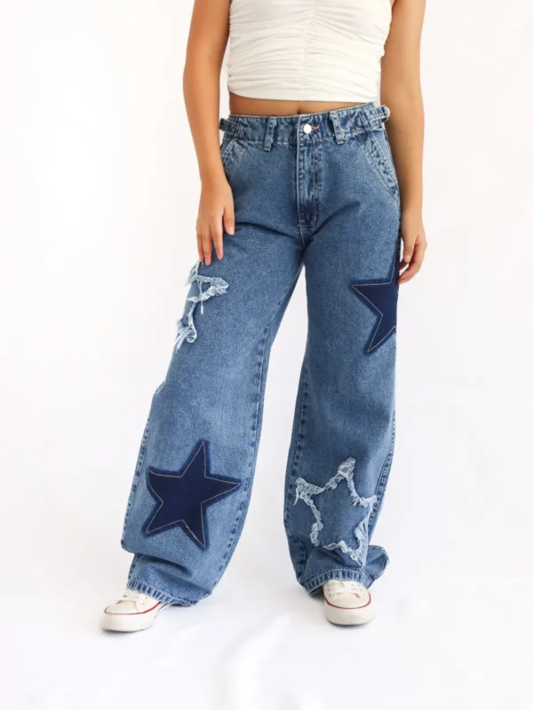 Jeans patchwork Estrella - Imagen 5
