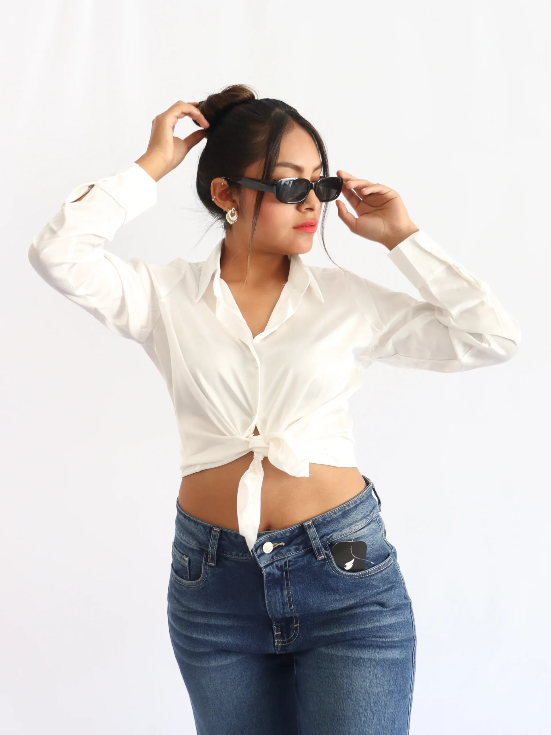 Blusa satén Lily