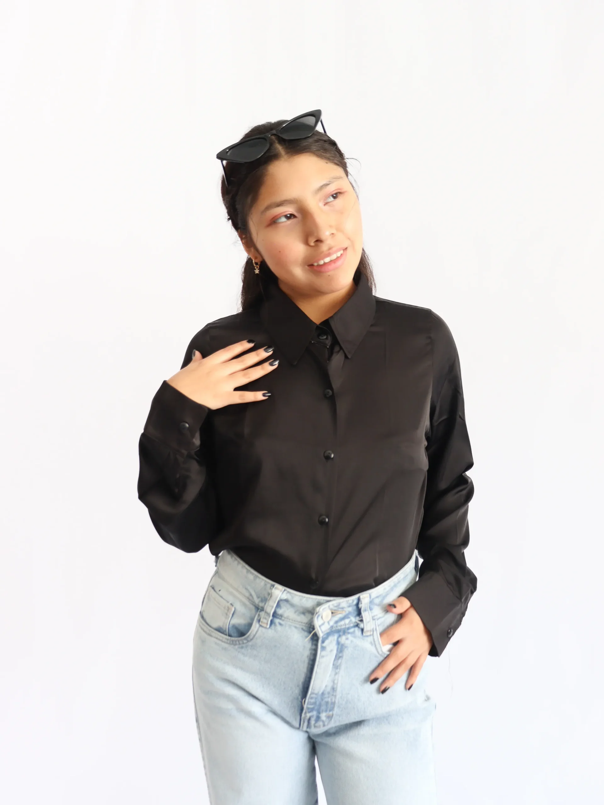 Blusa satén Lily - Imagen 2