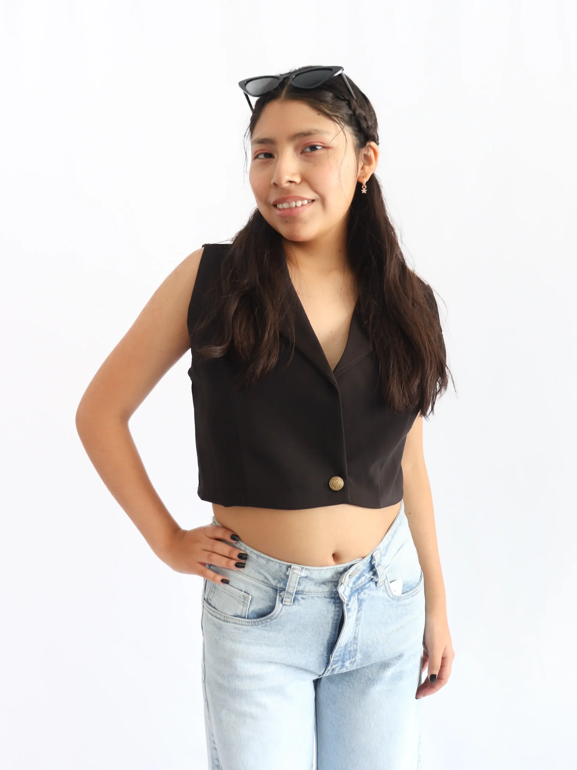 Chaleco crop Zoe