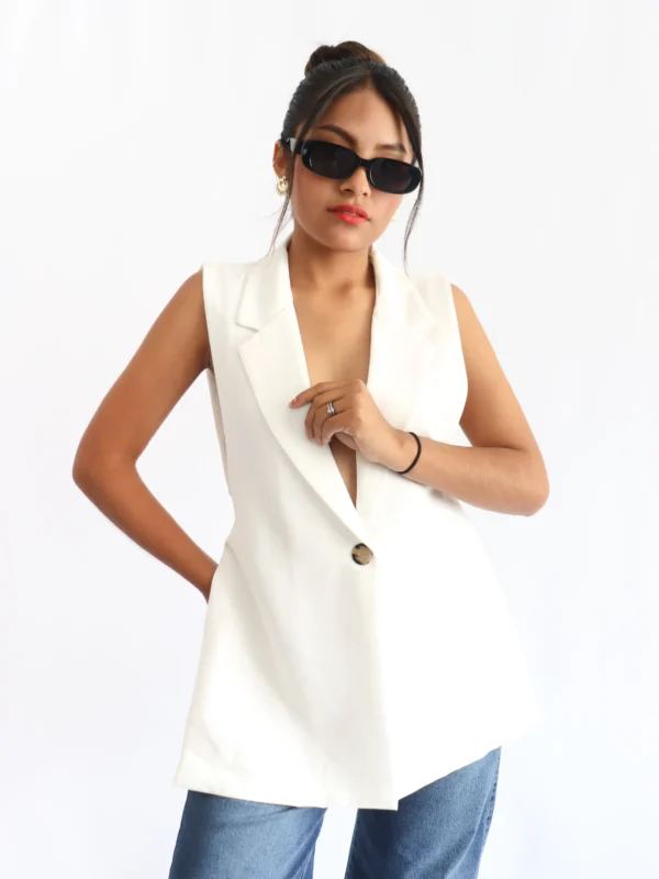 Chaleco blazer Lea