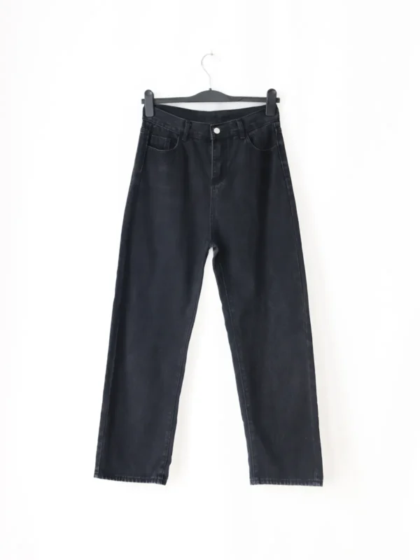 Jeans wide leg Negro