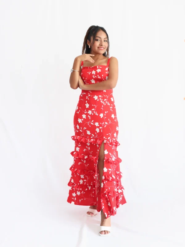 Vestido floral Aurora - Imagen 2